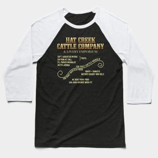 Hat Creek Sign Baseball T-Shirt